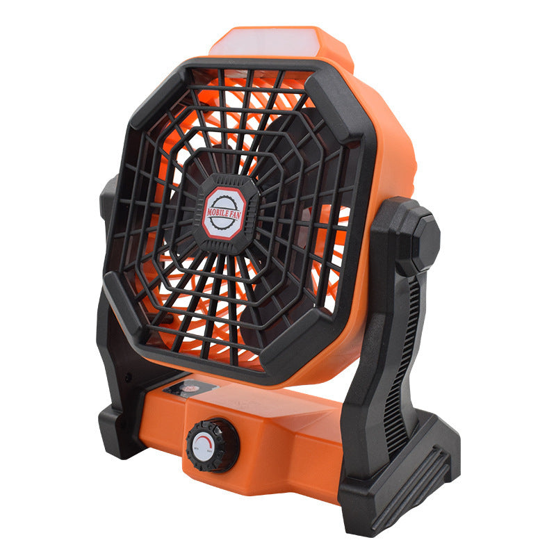 Portable Outdoor Camping Fan Dormitory Lighting Fan Lamp