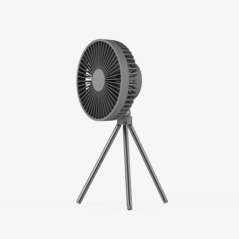 Cross-border Tripod Camping Fan, Outdoor Camping Tent Fan, Portable Hanging And Standing Small Ceiling Fan Light, Camping Fan