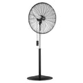 Industrial Pedestal Fan, 30 Inch 85-Degree Oscillating Fan, Height Adjustable Standing Fans With 3 Adjustable Speeds, High Power Fans For Warehouse,Garage,Commercial, Black